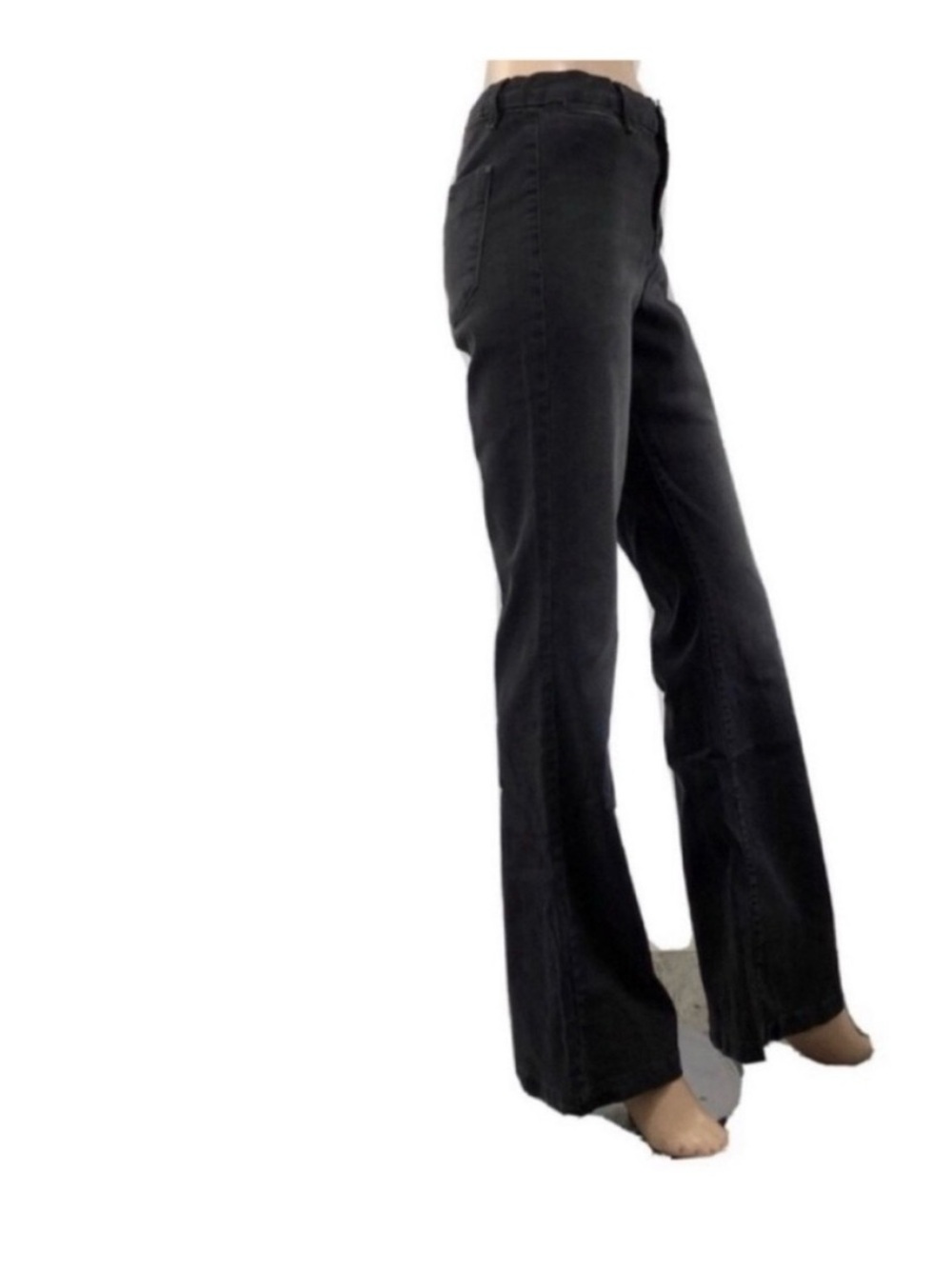 Robert Rodriguez Black Wide-Leg Jeans